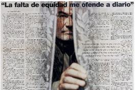 La falta de equidad me ofende a diario" [entrevistas]