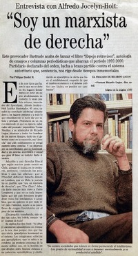"Soy un marxista de derecha" [entrevistas]