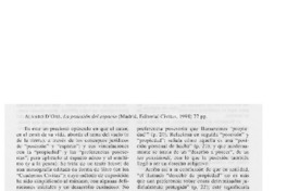 La posesión del espacio