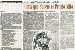 Obra que superó el propio mito