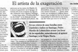 El artista de la exageración