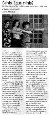 Crisis, ¿qué crisis?