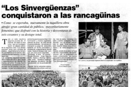 Los sinvergüenzas" conquistaron a las rancagüinas