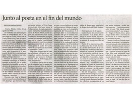 Junto al poeta en el fin del mundo