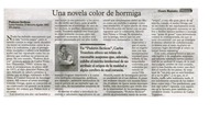 Una novela color de hormiga