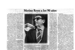Merino Reyes a los 90 años