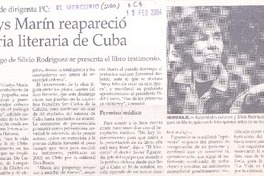 Gladys Marín reapareció en feria literaria de Cuba