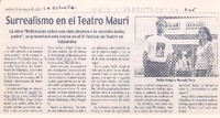 Surrealismo en el Teatro Mauri
