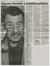 Gigante literario y activista político.