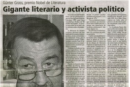 Gigante literario y activista político.