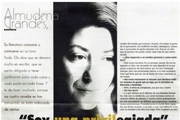 Soy una privilegiada" [entrevistas]