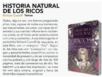 Historia natural de los ricos.