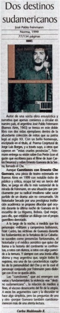 Dos destinos sudamericanos