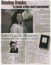 Almudena Grandes: "la novela erótica murió naturalmente" [entrevistas]