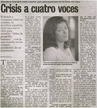 Crisis a cuatro voce [entrevistas]