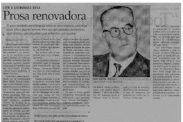 Prosa renovadora.