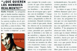 Qué quieren los hombres realmente?"