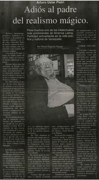 Adiós al padre del realismo mágico