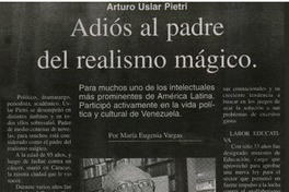 Adiós al padre del realismo mágico