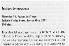 Testigos de esperanza