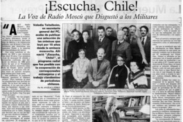¡Escucha Chile! : la voz de Radio Moscú que disgustó a los militares
