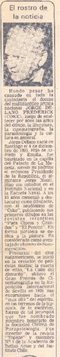 El rostro de la noticia