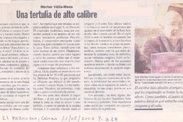 Una tertulia de alto calibre