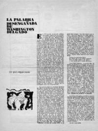 La palabra desengañada de Washington Delgado