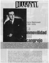 La inmovilidad del cangrejo.