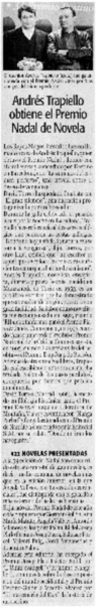 Antonio Skármeta en Chile, pedirá su premio en cuotas