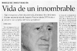 Vida de un innombrable