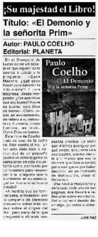 El demonio y la señorita Prym