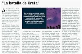 La batalla de Creta"