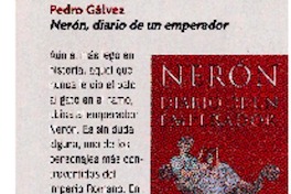 Nerón, diario de un emperador