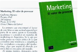 Marketing, el valor de provocar