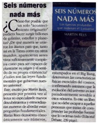 Seis números nada más.