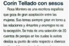 Corín Tellado con sesos.