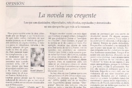 La novela no creyente