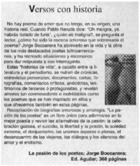Versos con historia