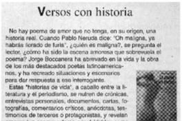 Versos con historia