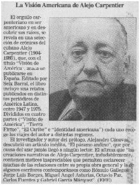 La visión americana de Alejo Carpentier