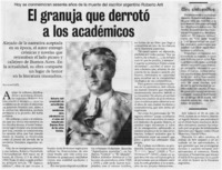 El granuja que derrotó a los académicos