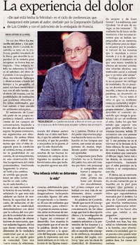 La experiencia del dolor