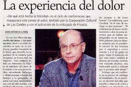 La experiencia del dolor