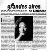 Los grandes aires de Almudena