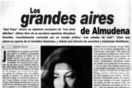 Los grandes aires de Almudena