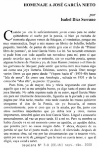 Homenaje a José García Nieto