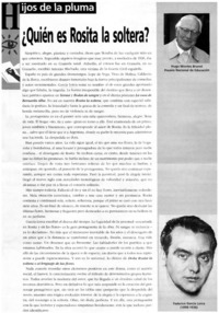 ¿Quién es Rosita la soltera?