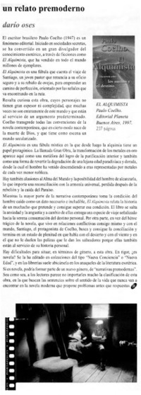 Un relato premoderno