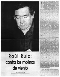 Raúl Ruiz: contra los molinos de viento